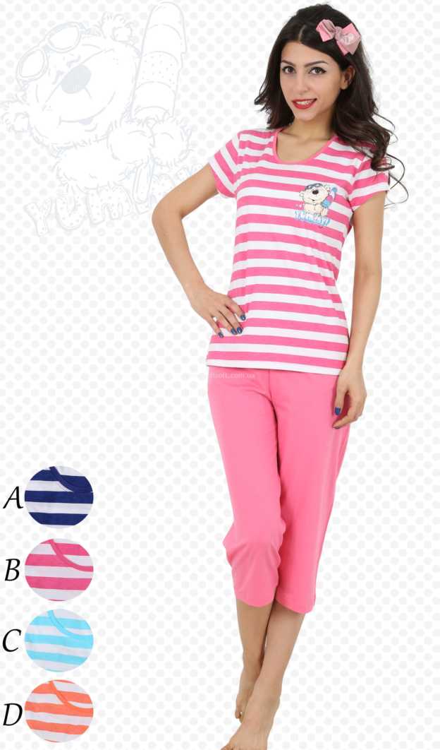 Пижама женская Капри 4254