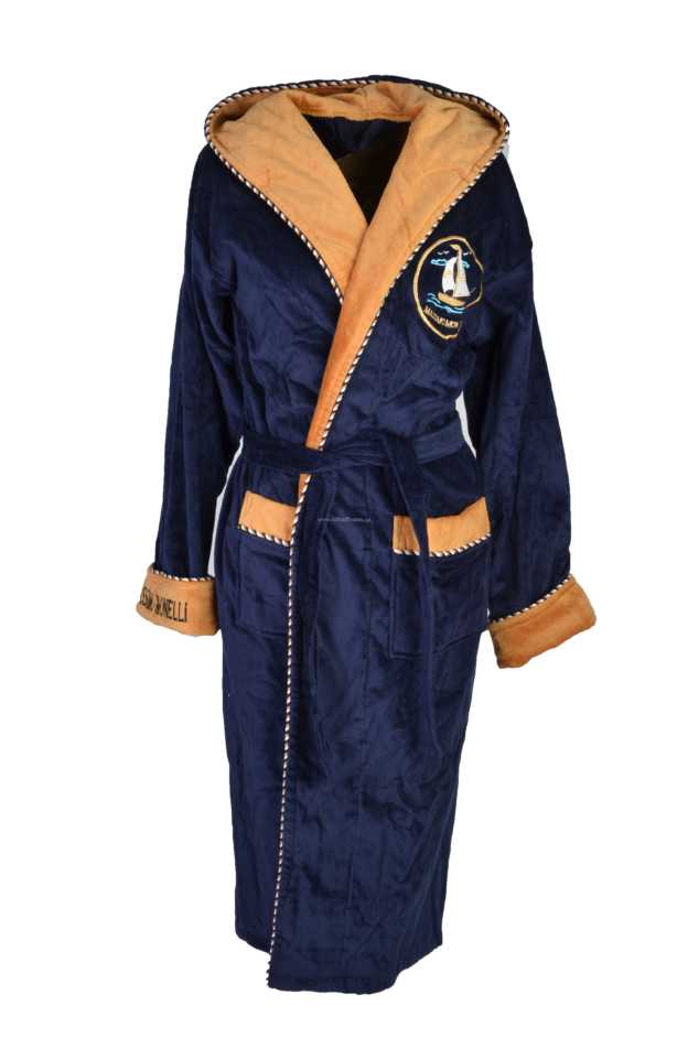 Халат махровый мужской M.M. кант дл.к.М.