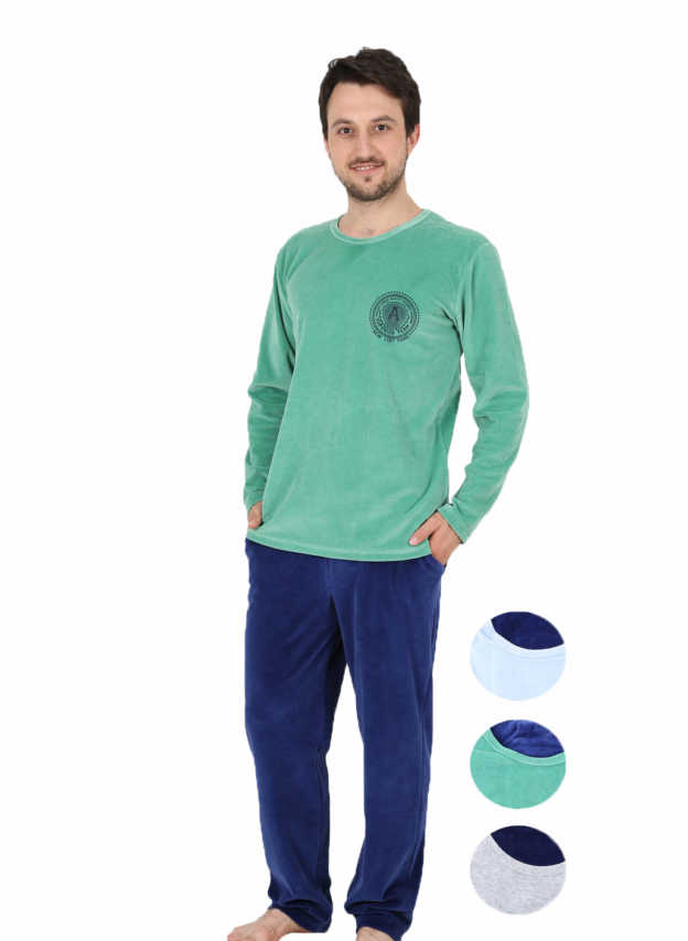 Пижама мужская велюр 4040404417