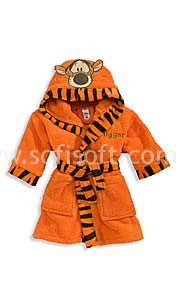 Халат махровый Детский тигр софт