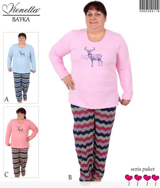Пижама женская Байка 4060393118