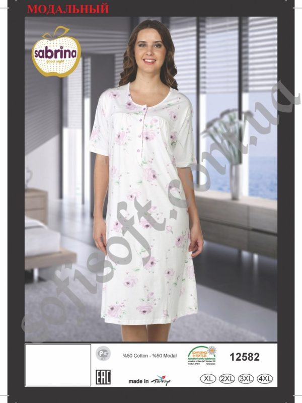 Ночная рубашка SAB.V 12582 LIL