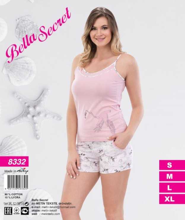 Пижама женская Шорты Metin 8332