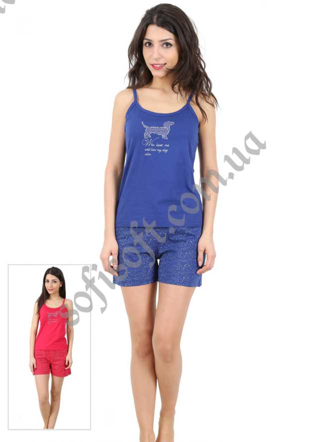 Пижама женская шорты 4080684001
