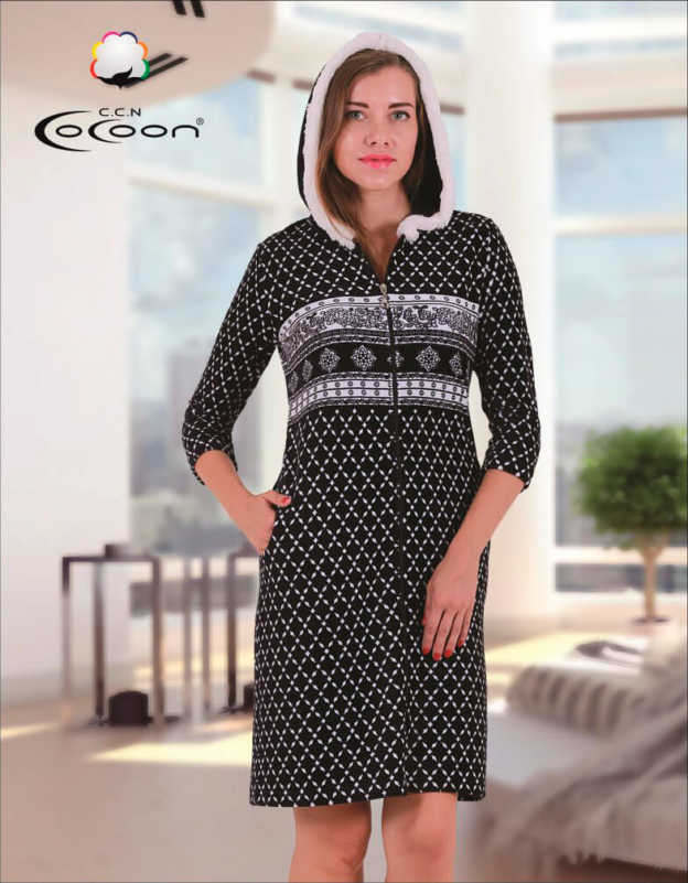 Халат женский велюр CCND12-1075