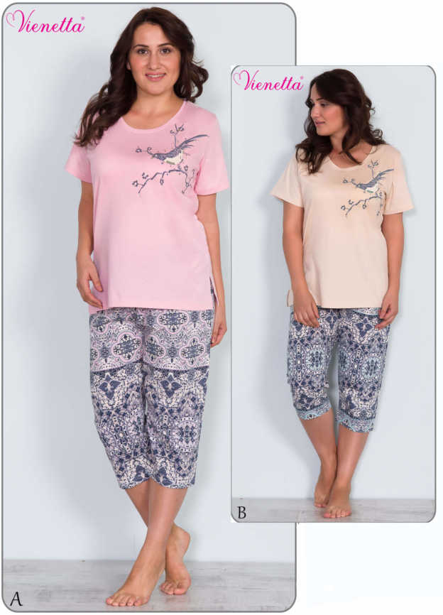 Пижама женская капри 6091438517