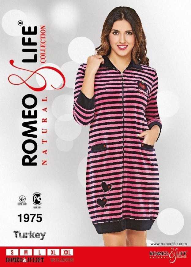 Халат женский велюр Romeo Life 1975