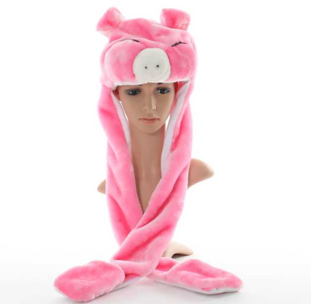 Шапка Pink pig SofiSoft long