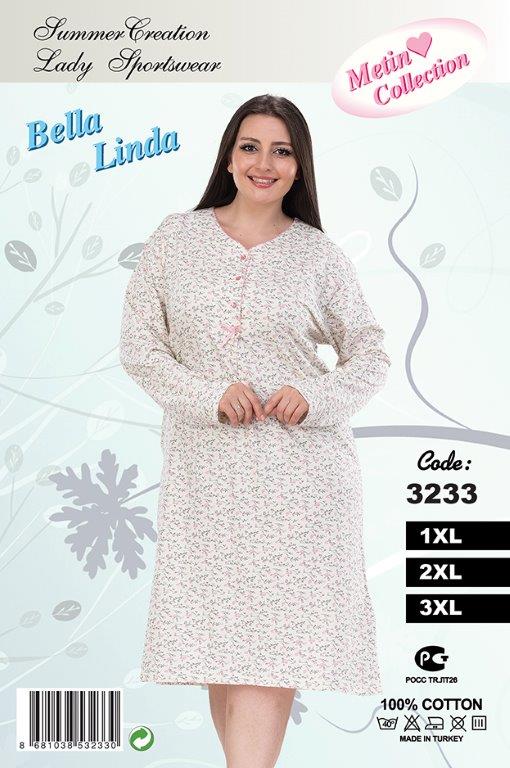 Ночная рубашка Metin 3233