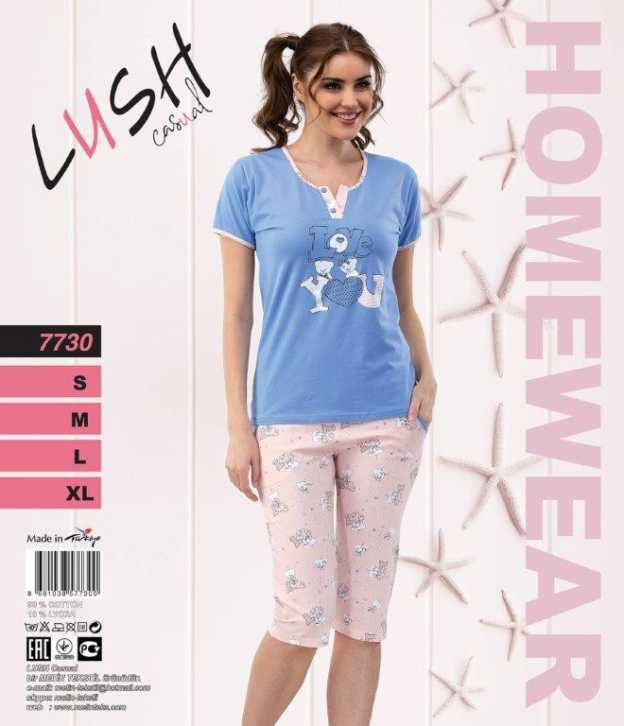 Пижама женская Капри LUSH 7730