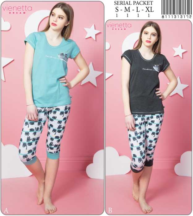 Пижама женская капри 8111313172