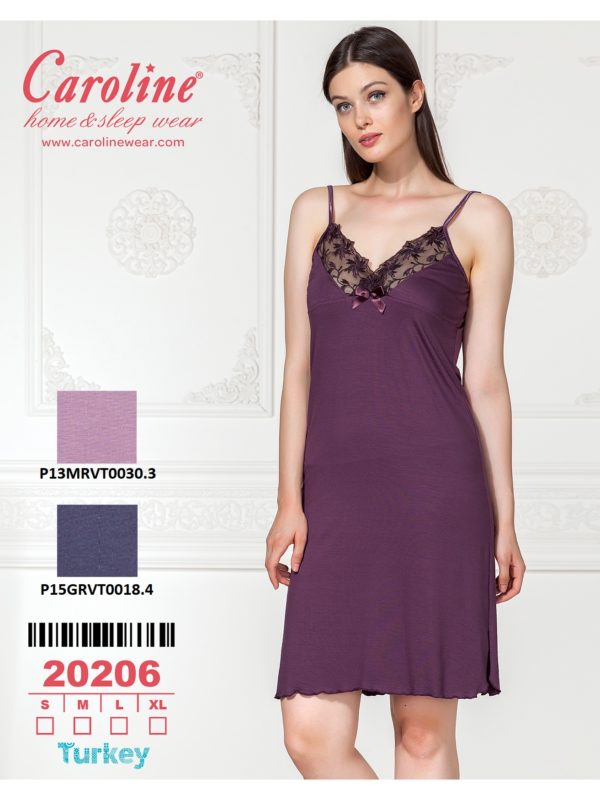 Ночная рубашка лямка Caroline 20206
