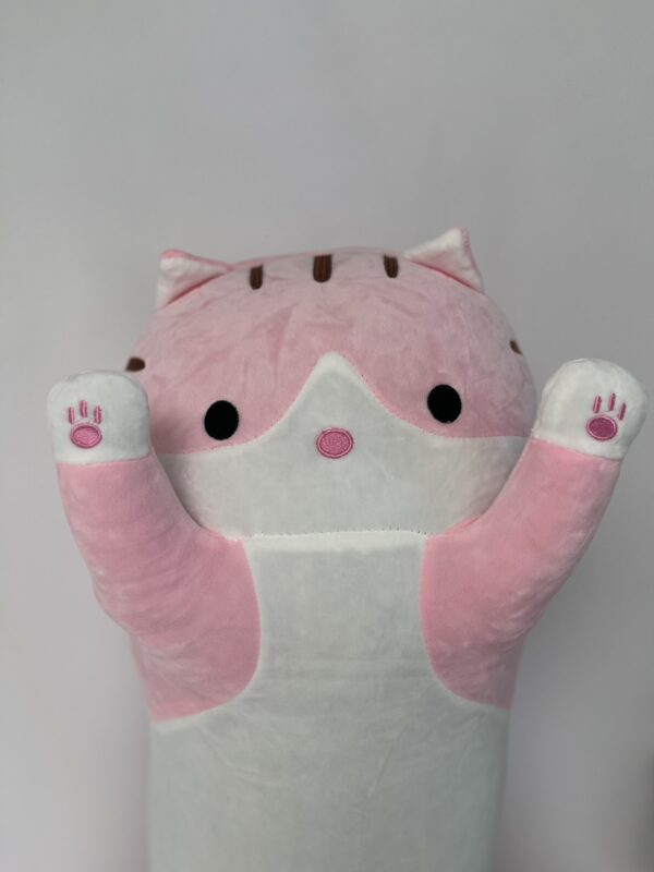 Подушка Iграшка Кіт батон рожевий 110 см